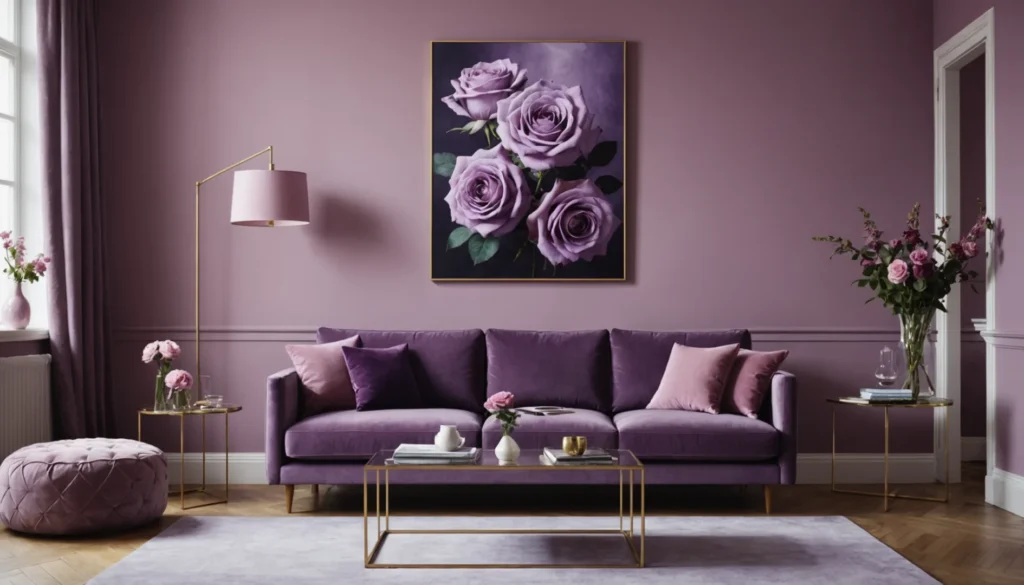 violet rose couleur