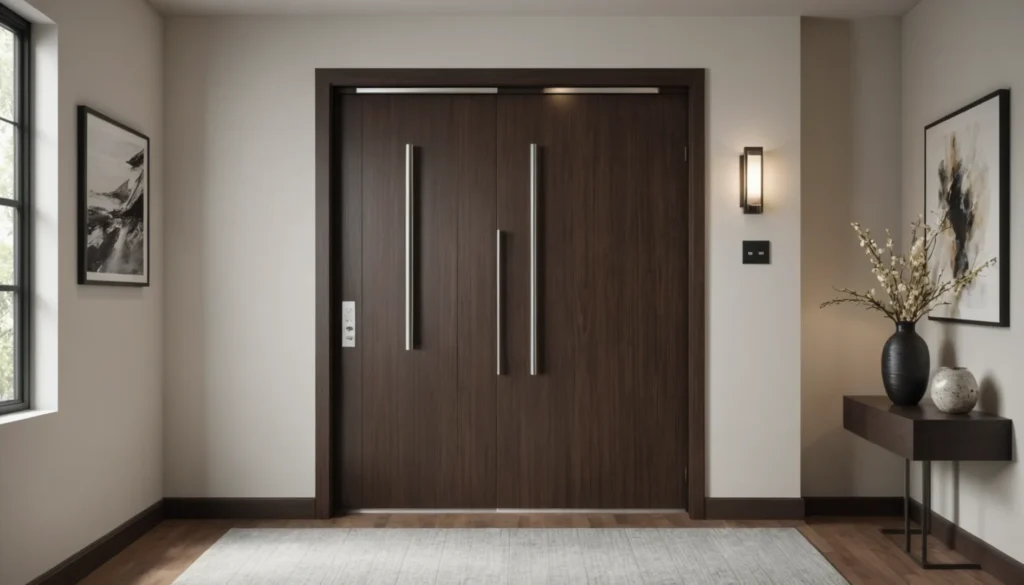 barre de tirage porte d'entrée