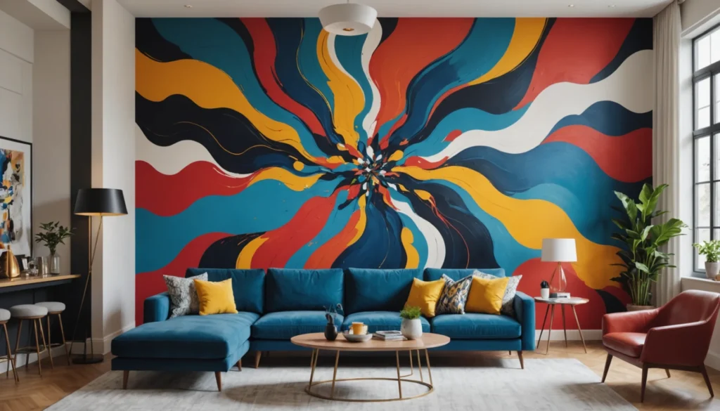 décoration murale créative avec peinture