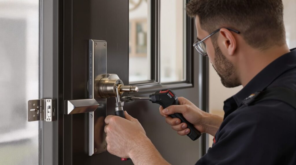 serrure porte blindée