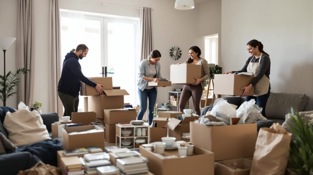 association pour vider une maison