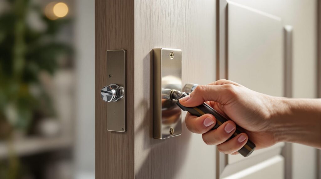 changer serrure porte blindée